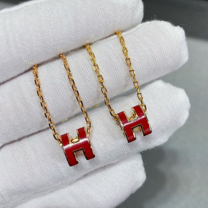 [⭐moonlume]MINI POP H NECKLACE