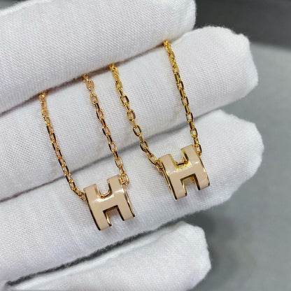 [⭐moonlume]MINI POP H NECKLACE