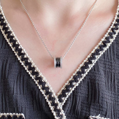 [⭐moonlume]ZERO 1 DIAMOND CERAMIC NECKLACE