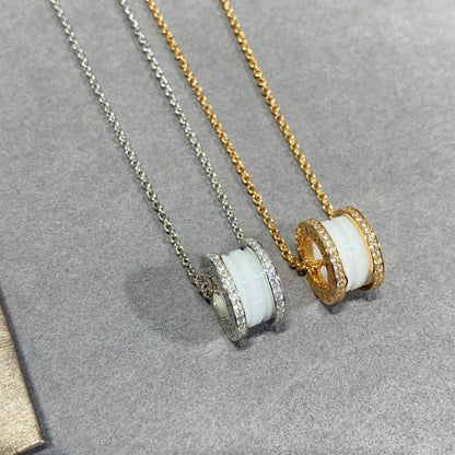 [⭐moonlume]ZERO 1 DIAMOND CERAMIC NECKLACE