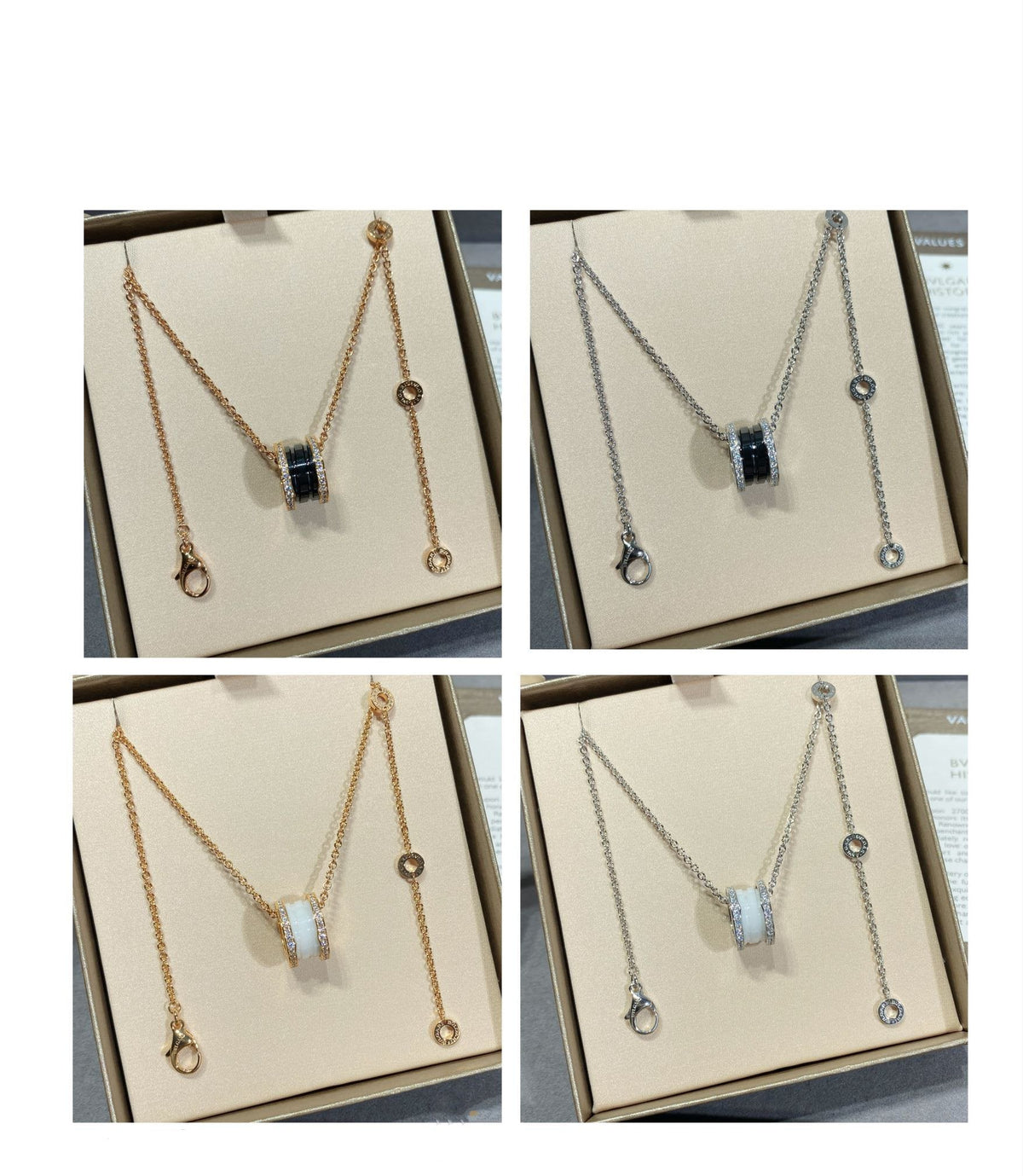 [⭐moonlume]ZERO 1 DIAMOND CERAMIC NECKLACE