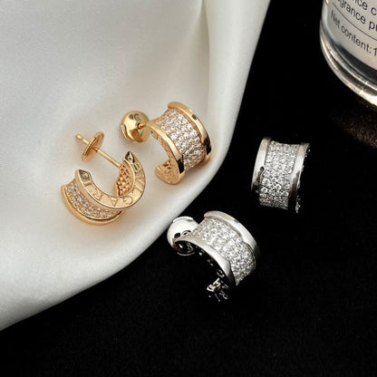 [⭐moonlume]ZERO 1 DIAMOND PAVED EARRINGS