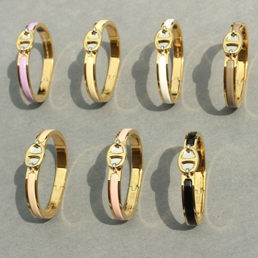 [⭐moonlume]CLIC CHAINE GOLD BRACELET