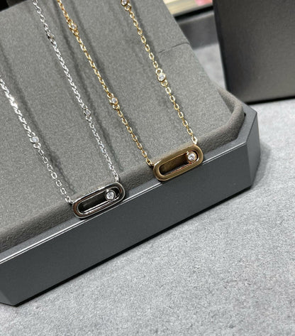 [⭐moonlume]MOVE UNO DIAMOND NECKLACE