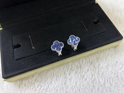 [⭐moonlume]CLOVER PIETERSITE MEDIUM STUD EARRINGS