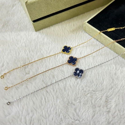 [⭐moonlume]CLOVER 1 MOTIF PIETERSITE BRACELET