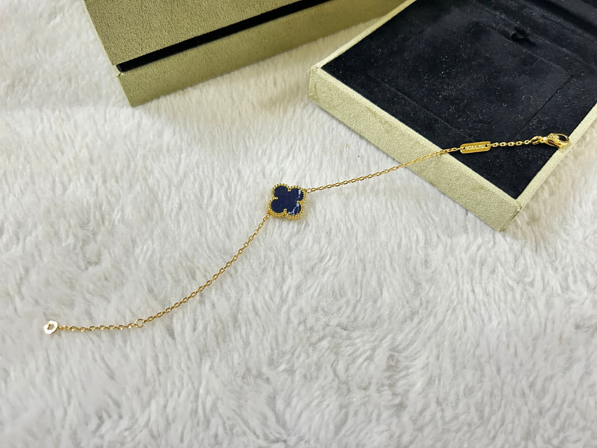 [⭐moonlume]CLOVER 1 MOTIF PIETERSITE BRACELET
