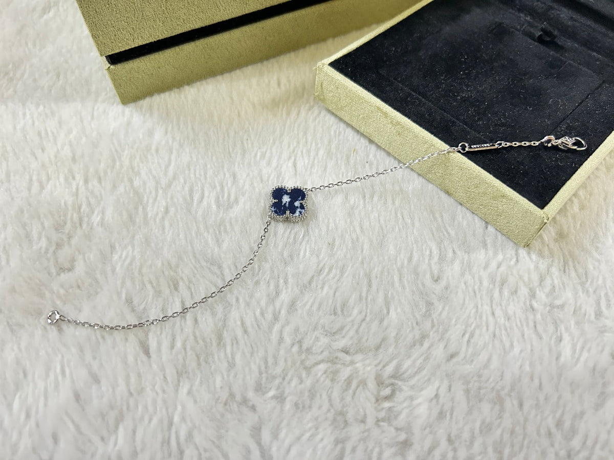 [⭐moonlume]CLOVER 1 MOTIF PIETERSITE BRACELET