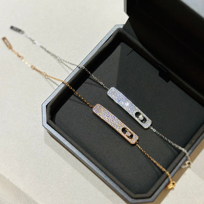 [⭐moonlume]MOVE CLASSIQUE DIAMOND PAVED BRACELET