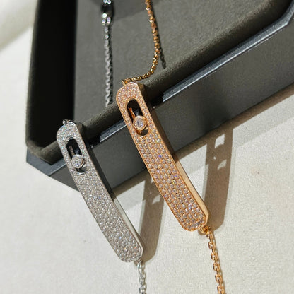 [⭐moonlume]MOVE CLASSIQUE DIAMOND PAVED BRACELET