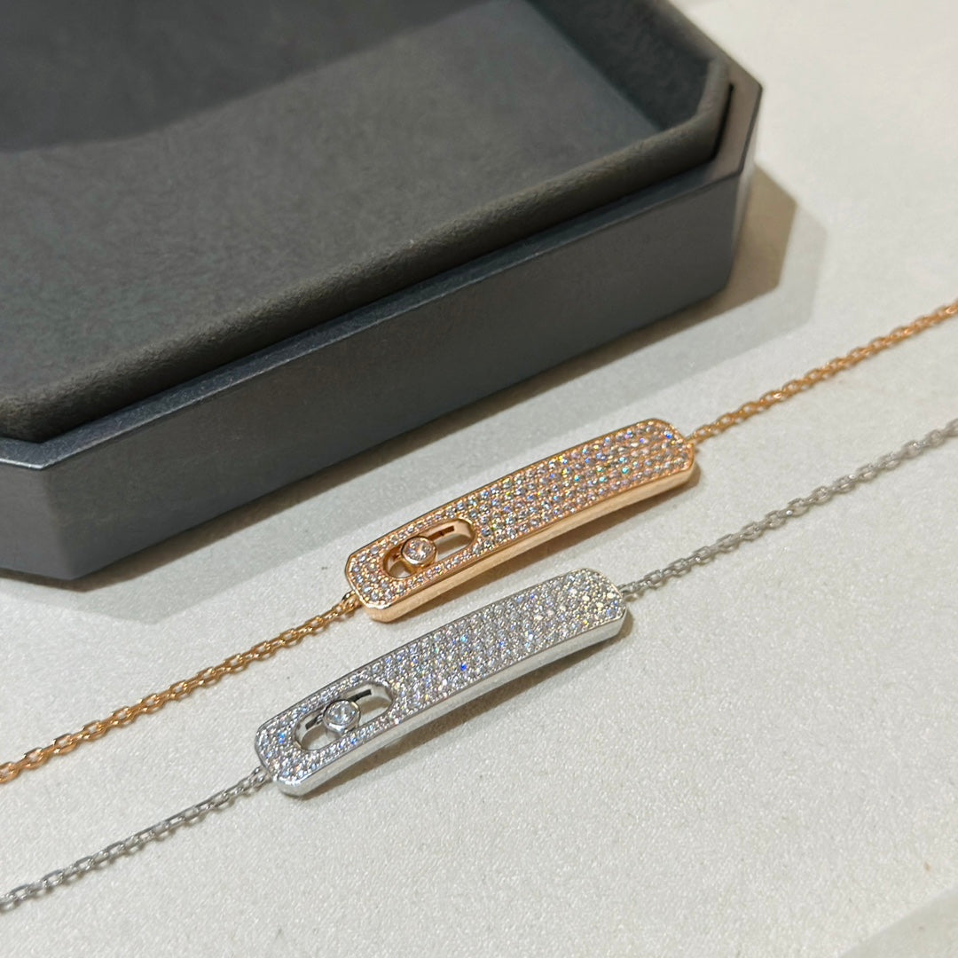 [⭐moonlume]MOVE CLASSIQUE DIAMOND PAVED BRACELET