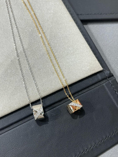 [⭐moonlume]LIENS EVIDENCE DIAMOND NECKLACE