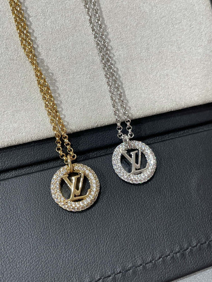 [⭐moonlume]BY NIGHT DIAMOND PAVED NECKLACE