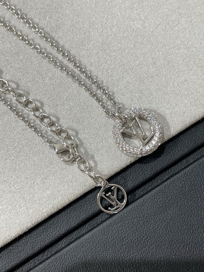[⭐moonlume]BY NIGHT DIAMOND PAVED NECKLACE