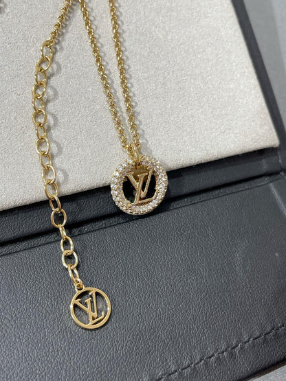 [⭐moonlume]BY NIGHT DIAMOND PAVED NECKLACE