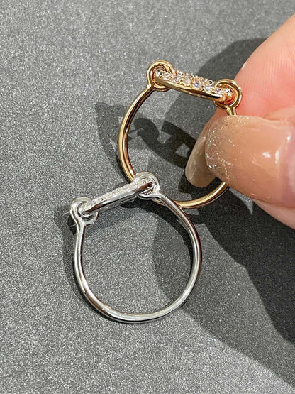 [⭐moonlume]RONDE SMALL DIAMOND RING