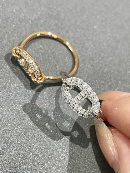 [⭐moonlume]RONDE SMALL DIAMOND RING