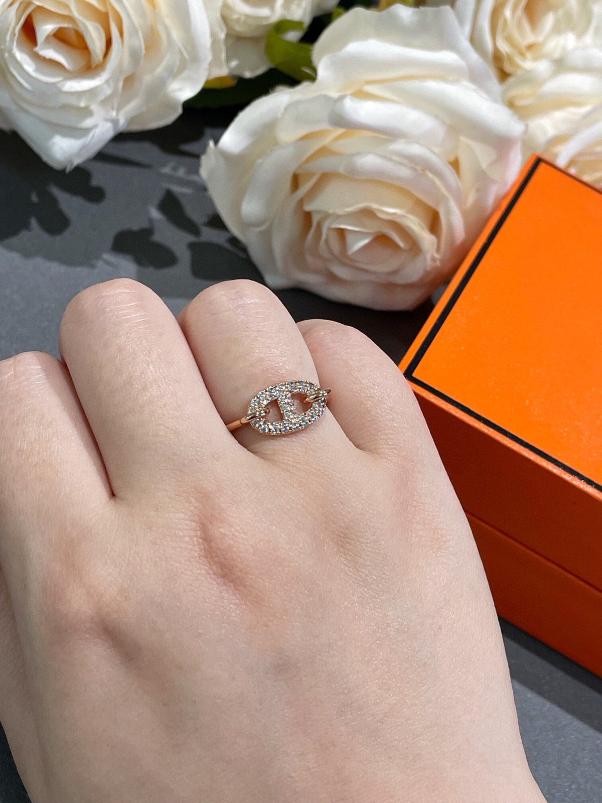[⭐moonlume]RONDE SMALL DIAMOND RING