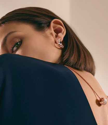 [⭐moonlume]BEE LOVE DIAMOND HOOP EARRINGS