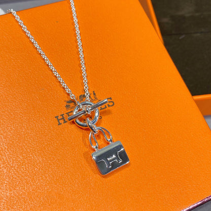 [⭐moonlume]CONSTANCE PEDANT SILVER NECKLACE