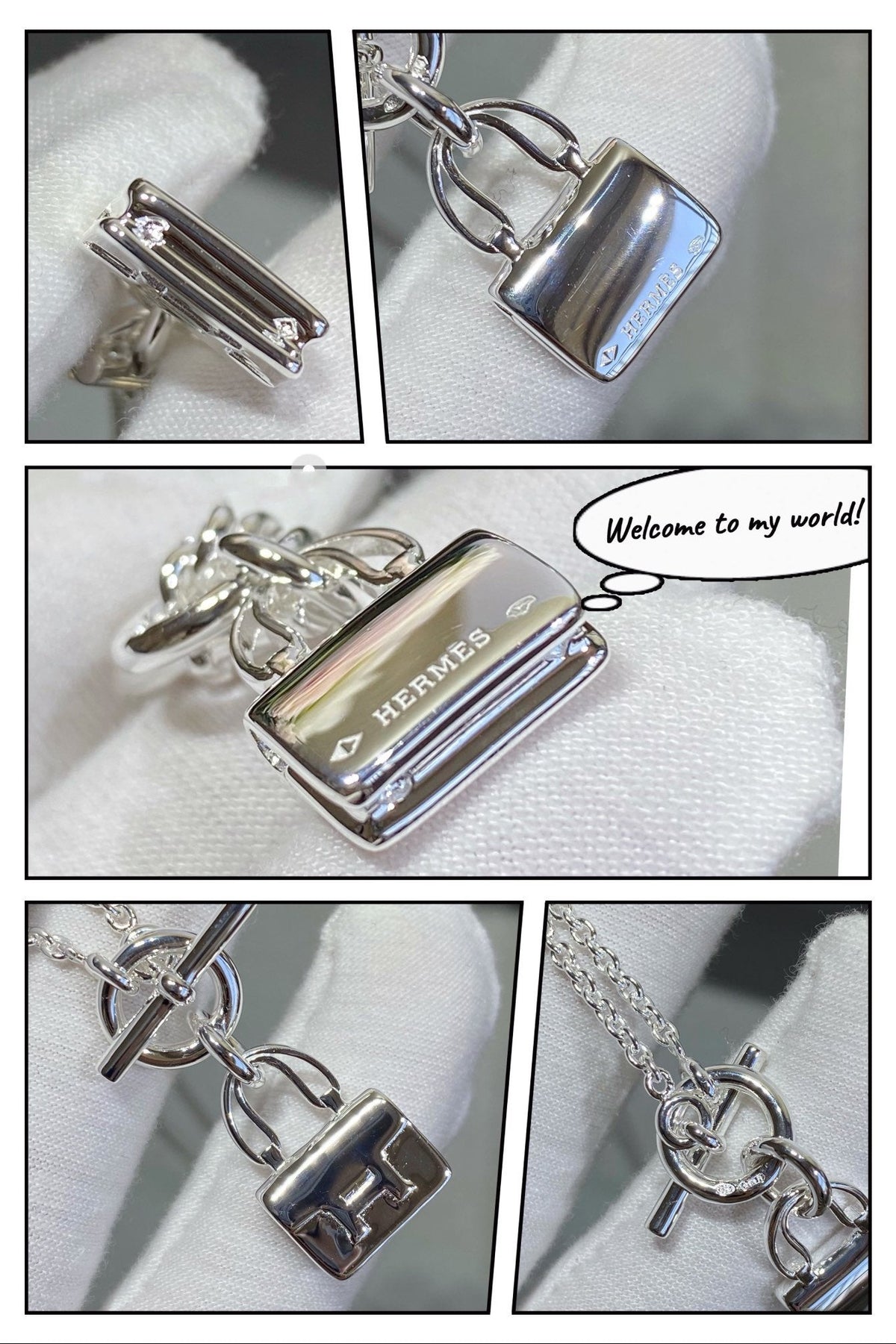 [⭐moonlume]CONSTANCE PEDANT SILVER NECKLACE