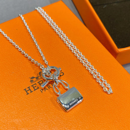 [⭐moonlume]CONSTANCE PEDANT SILVER NECKLACE