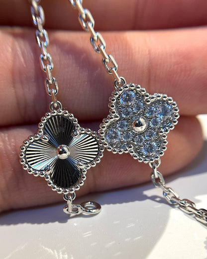 [⭐moonlume] CLOVER 5 MOTIF LASER BRACELET COLLECTION