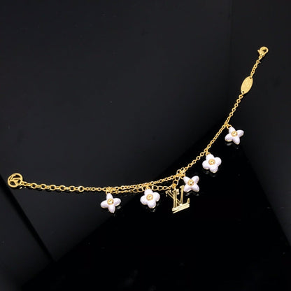 [⭐moonlume]LOGO 6 MOTIF STAR AND SUN GOLD BRACELET
