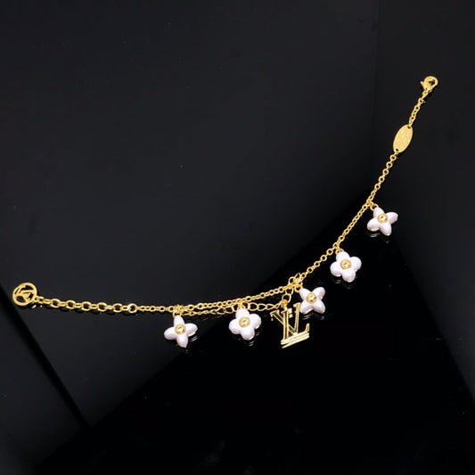[⭐moonlume]LOGO 6 MOTIF STAR AND SUN GOLD BRACELET