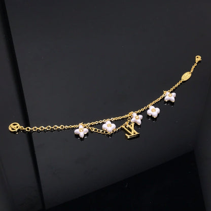 [⭐moonlume]LOGO 6 MOTIF STAR AND SUN GOLD BRACELET