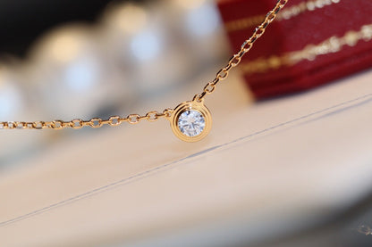 [⭐moonlume]DAMOUR DIAMOND NECKLACE