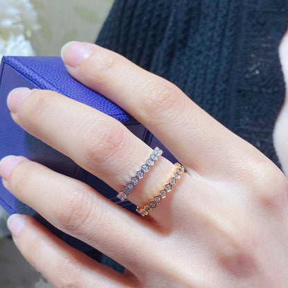 [⭐moonlume]BEE LOVE DIAMOND PAVED SMALL RING