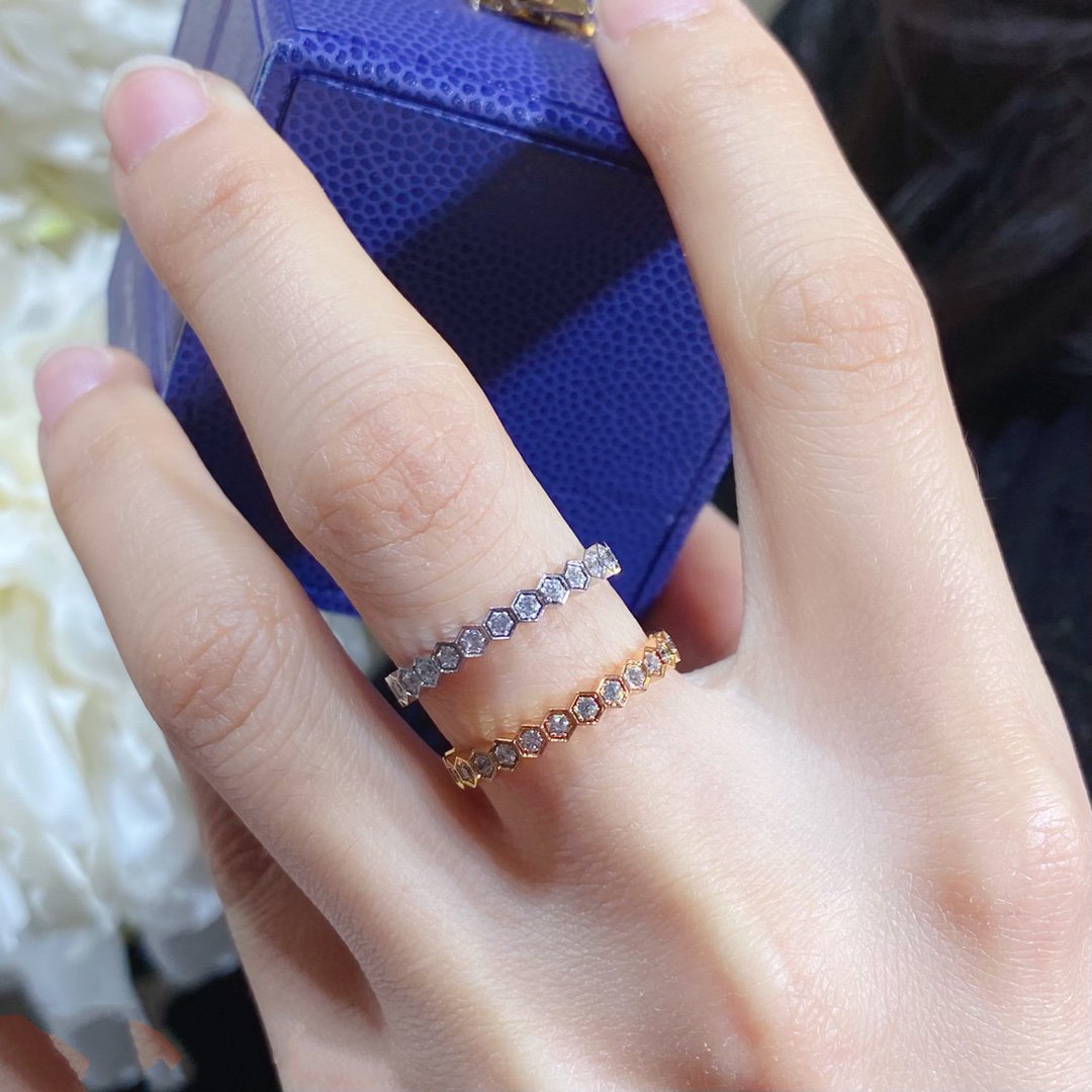 [⭐moonlume]BEE LOVE DIAMOND PAVED SMALL RING