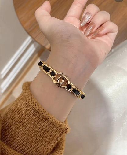 [⭐moonlume]Double C Open Bangle