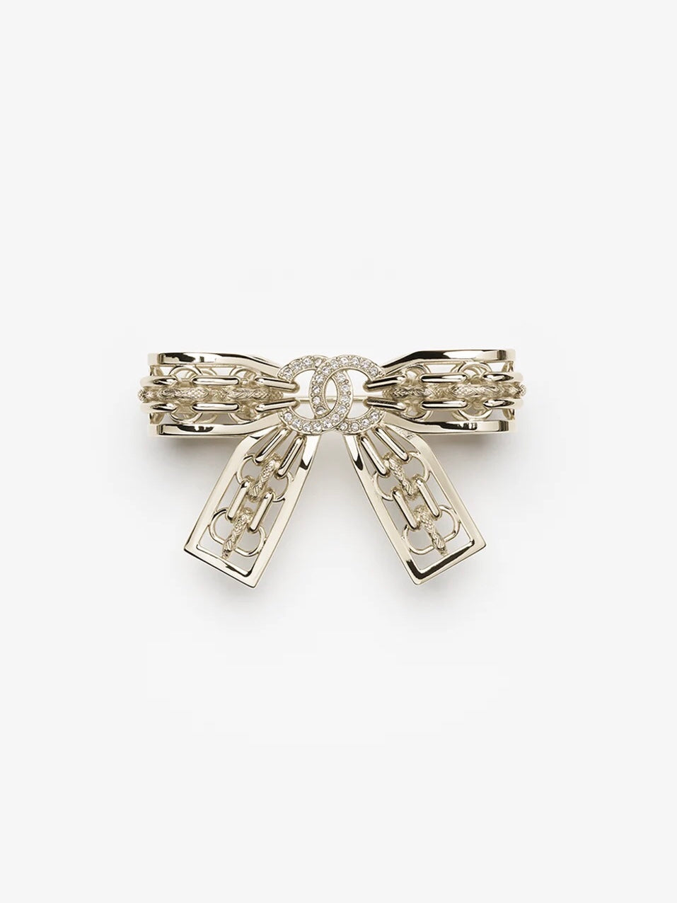 [⭐moonlume]25K Hollow Bow Brooch