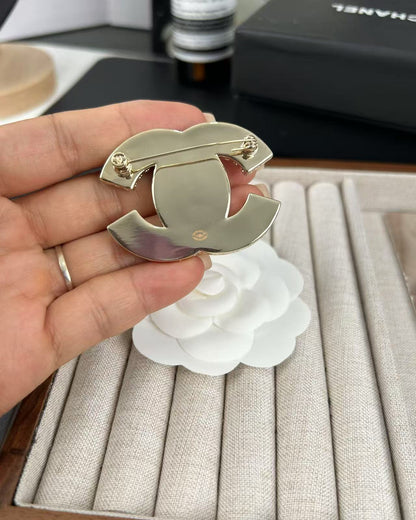 [⭐moonlume]Pink Resin Classic Brooch 5cm