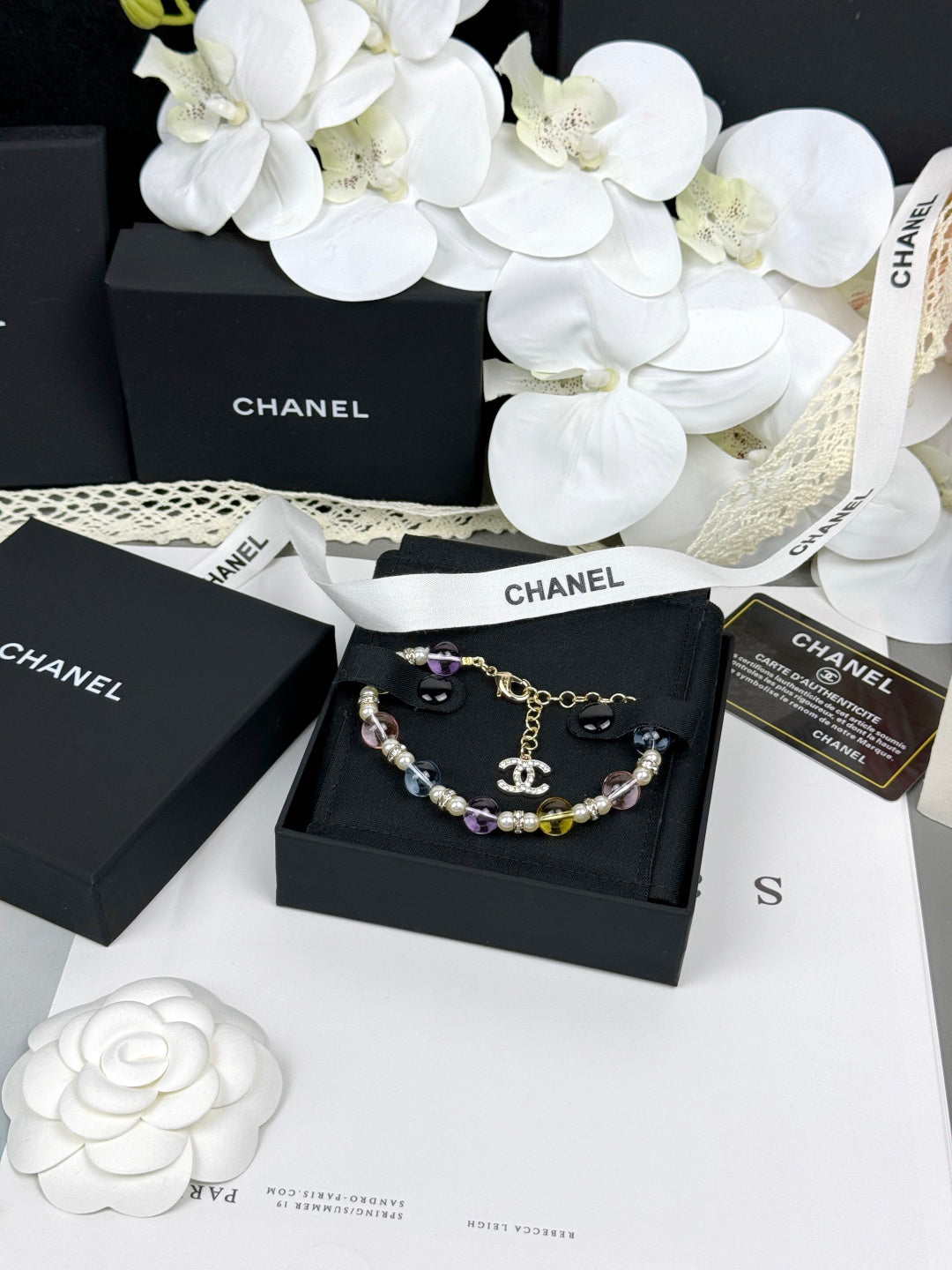 [⭐moonlume]Colorful Transparent Resin Bracelet