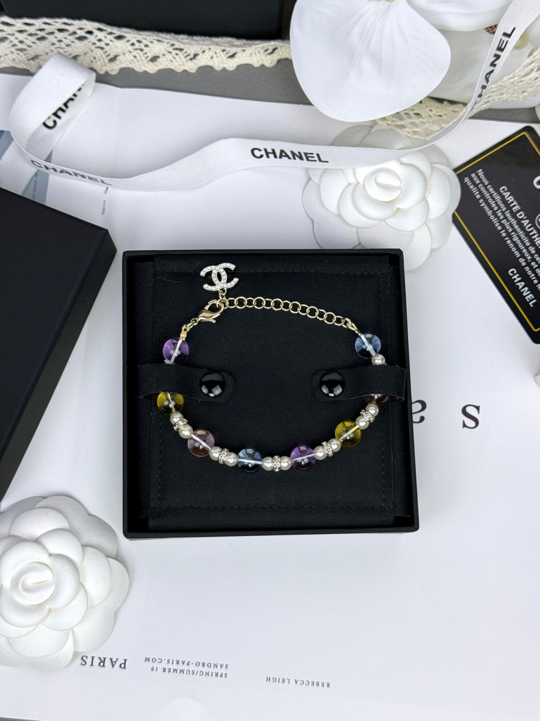 [⭐moonlume]Colorful Transparent Resin Bracelet