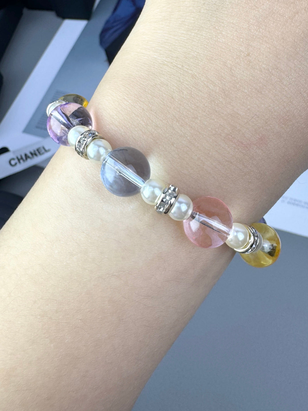[⭐moonlume]Colorful Transparent Resin Bracelet
