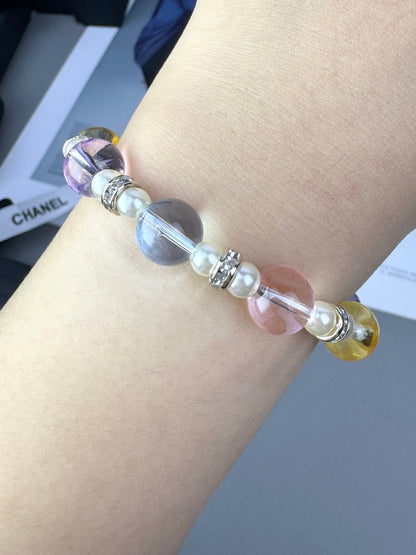 [⭐moonlume]Colorful Transparent Resin Bracelet