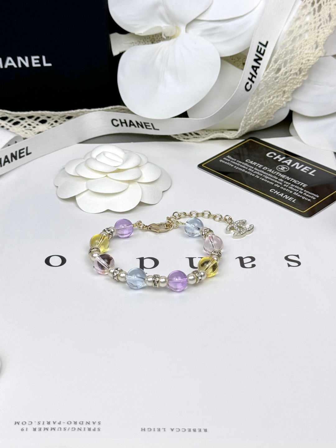 [⭐moonlume]Colorful Transparent Resin Bracelet