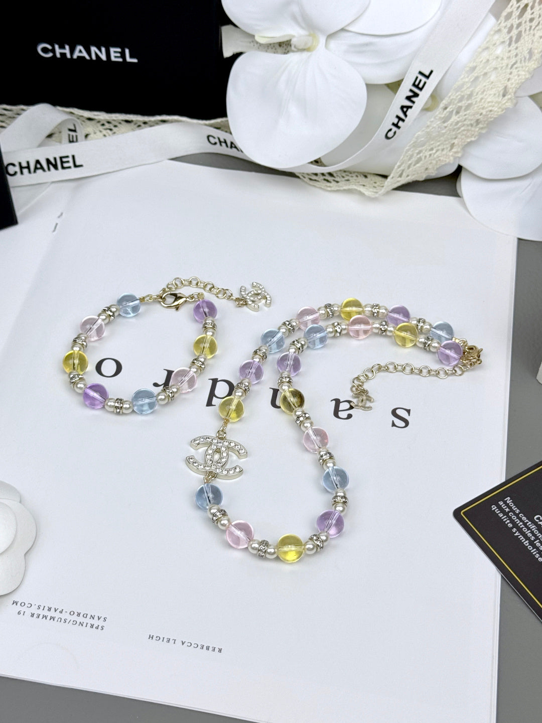 [⭐moonlume]Colorful Transparent Resin Bracelet