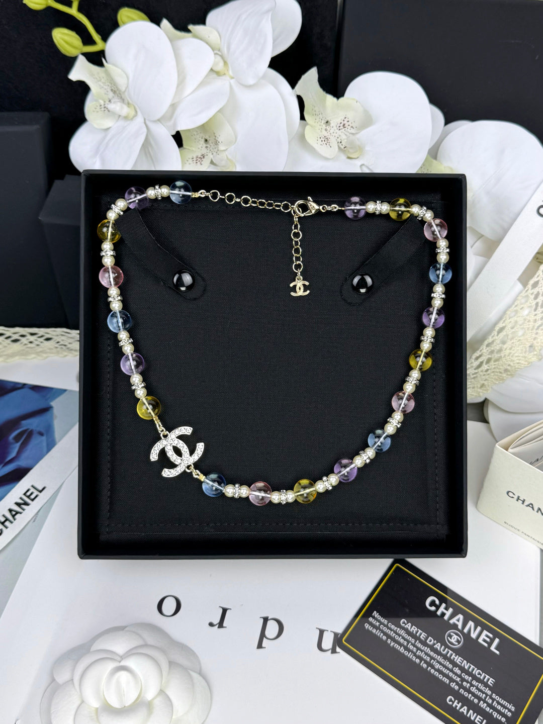 [⭐moonlume]26C New Spring Collection Colorful Transparent Resin Necklace