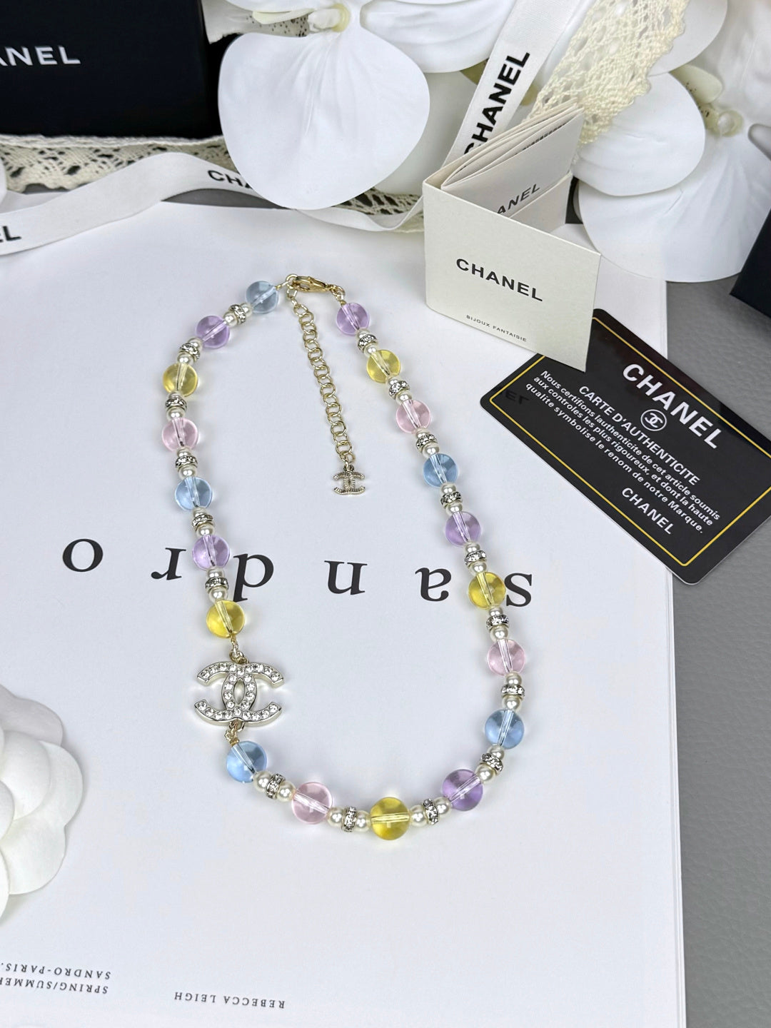 [⭐moonlume]26C New Spring Collection Colorful Transparent Resin Necklace
