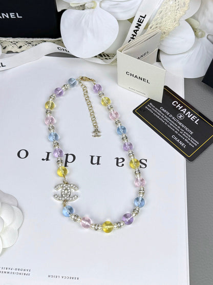 [⭐moonlume]26C New Spring Collection Colorful Transparent Resin Necklace
