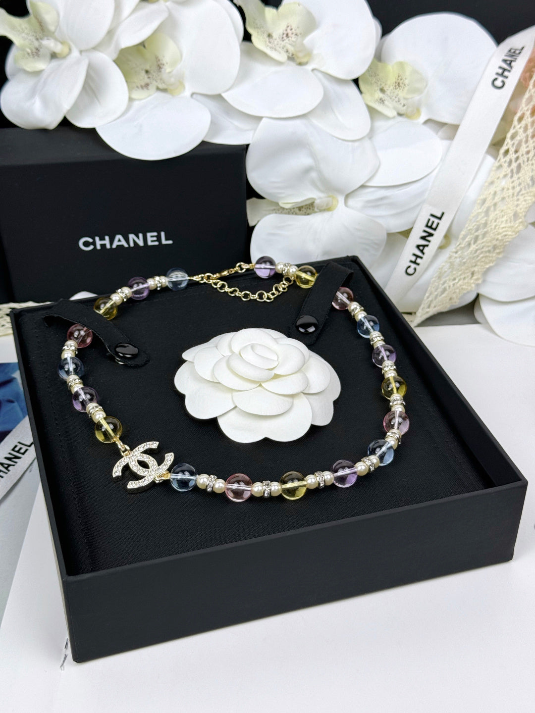 [⭐moonlume]26C New Spring Collection Colorful Transparent Resin Necklace