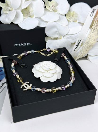 [⭐moonlume]26C New Spring Collection Colorful Transparent Resin Necklace
