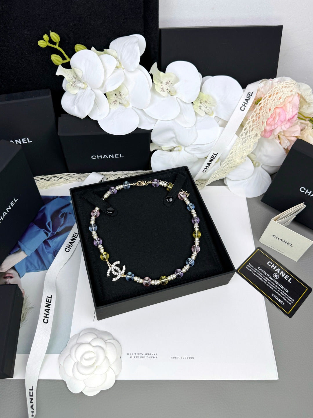 [⭐moonlume]26C New Spring Collection Colorful Transparent Resin Necklace
