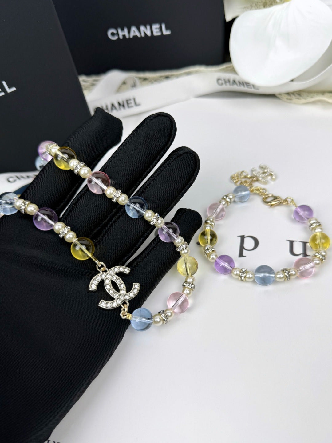 [⭐moonlume]26C New Spring Collection Colorful Transparent Resin Necklace