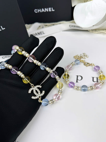 [⭐moonlume]26C New Spring Collection Colorful Transparent Resin Necklace